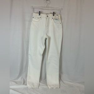 🩵NEW! A & F The Skinny High Rise Curve Love White Jeans 28/6L🩵